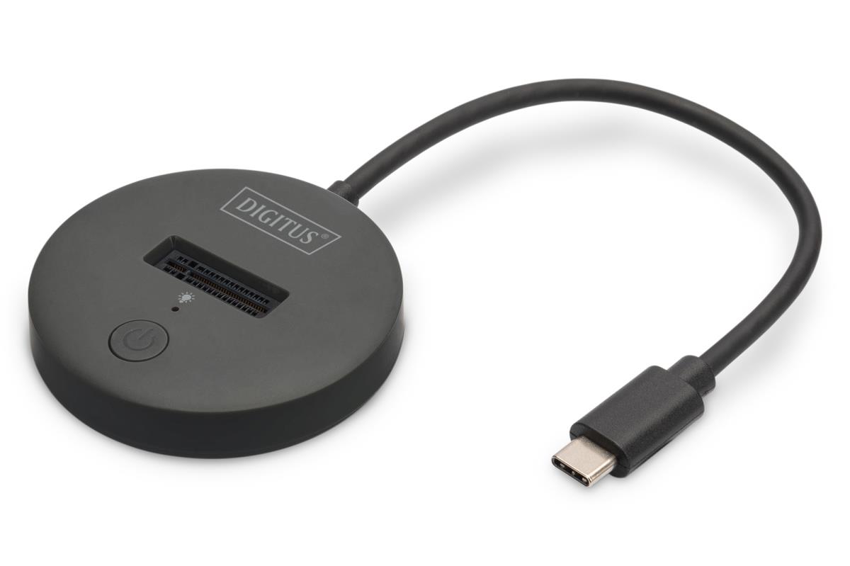 EU Product - Dockingstation USB-C 3.2 -> NVMe/M2 SATA SSD schwarz thumbnail