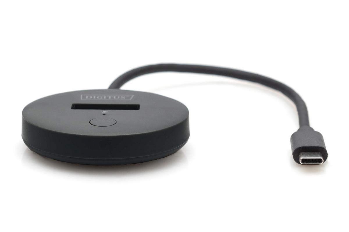 EU Product - Dockingstation USB-C 3.2 -> NVMe/M2 SATA SSD schwarz thumbnail