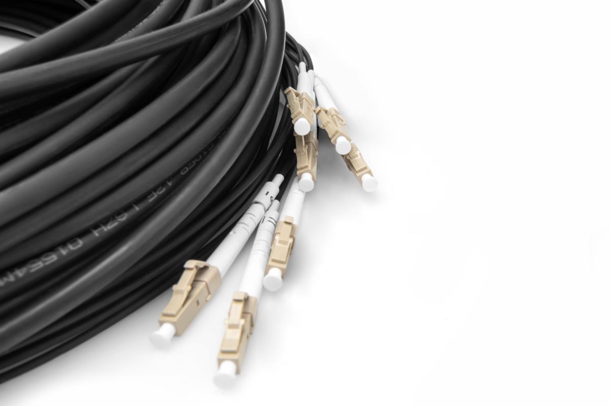 EU Product - LWL Patchkabel LC->UPC 50m  Vorkonfektioniert OM4 8 thumbnail