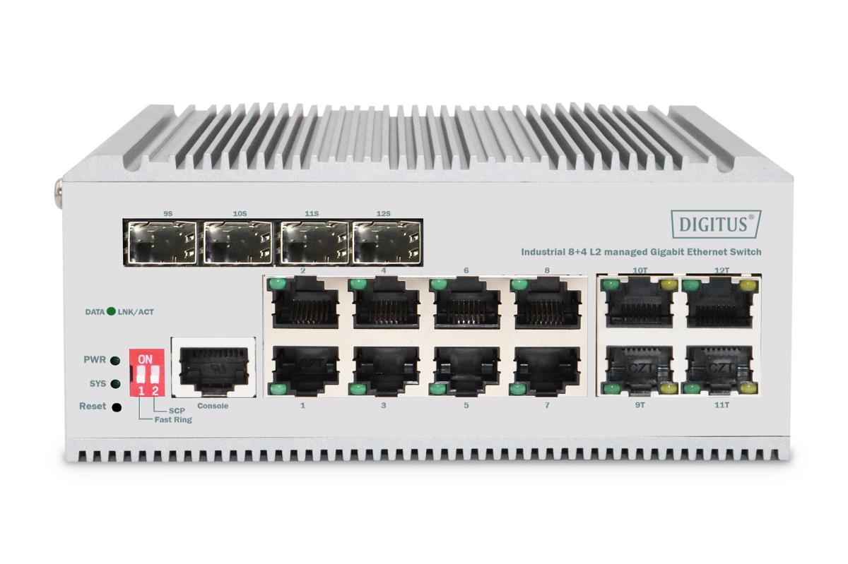 EU Product - Switch 8 Port Gigabit L2 managed 4 SFP Uplink thumbnail