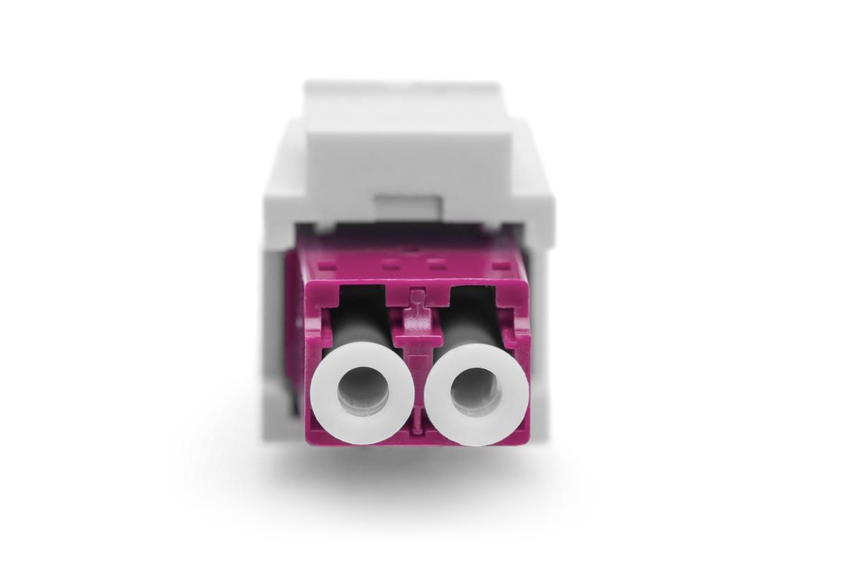 EU Product - LWL Kupplung LC/LC Multimode-OM4 Dupl.Keystone-Modul thumbnail