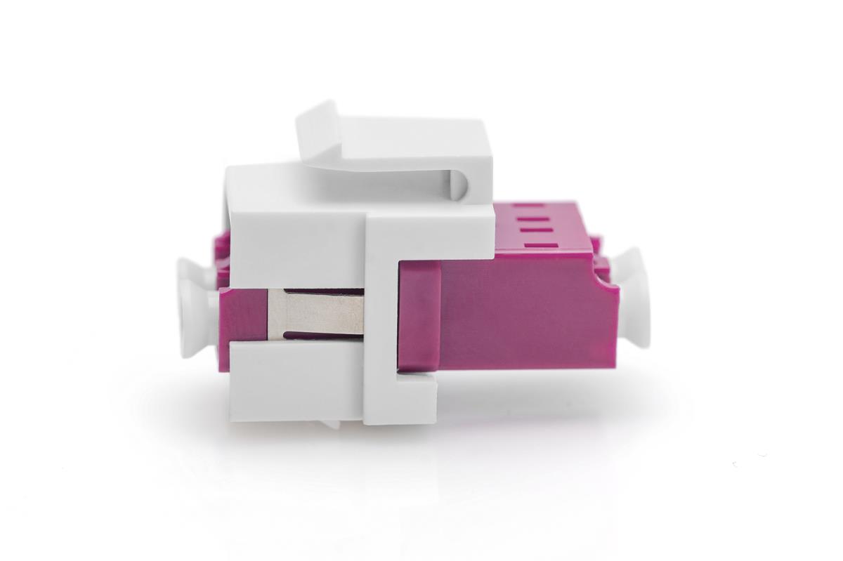 EU Product - LWL Kupplung LC/LC Multimode-OM4 Dupl.Keystone-Modul thumbnail