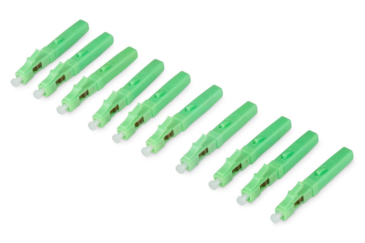 EU Product - LWL Feldstecker LC/APC Singlemode 10 Stk. gr�n thumbnail