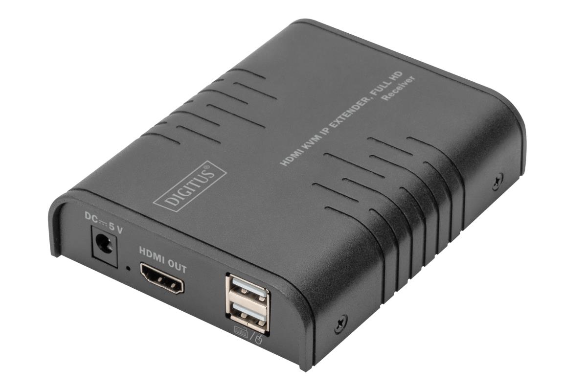 EU Product - HDMI KVM IP Extender Receiver, Full HD 1,2m Kabel thumbnail