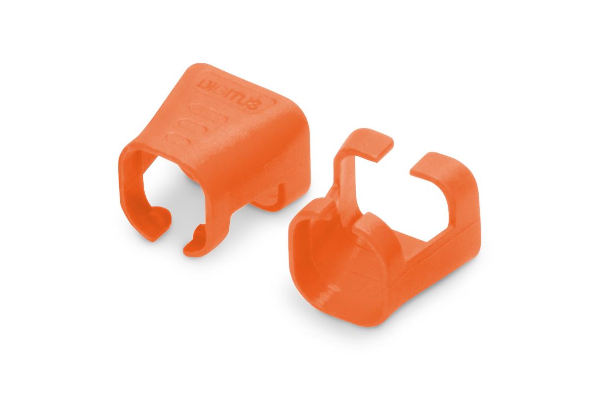 EU Product - Farbclips f�r Patchkabel 100Stk. Orange thumbnail
