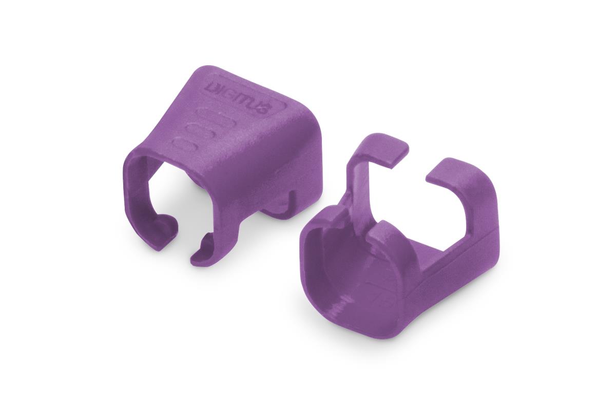 EU Product - Farbclips f�r Patchkabel 100 Stk. Violett thumbnail