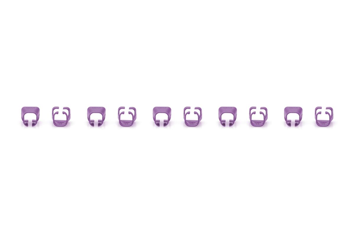 EU Product - Farbclips f�r Patchkabel 100 Stk. Violett thumbnail