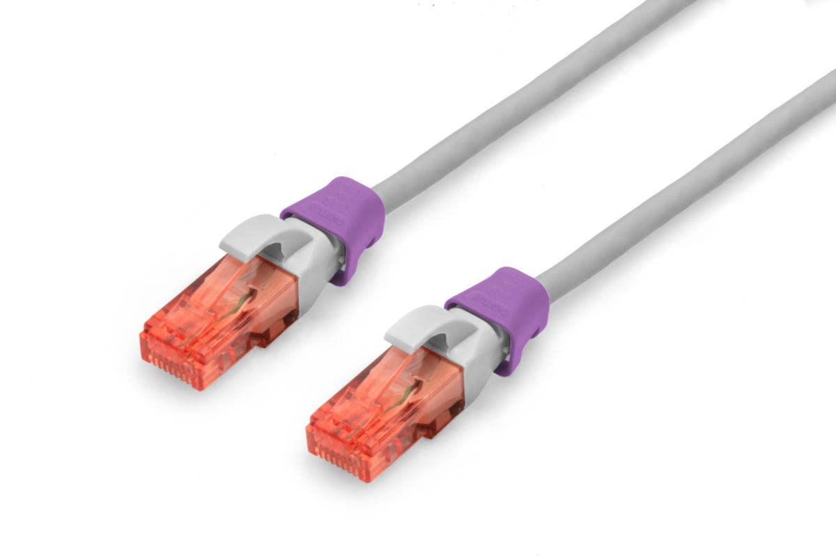 EU Product - Farbclips f�r Patchkabel 100 Stk. Violett thumbnail