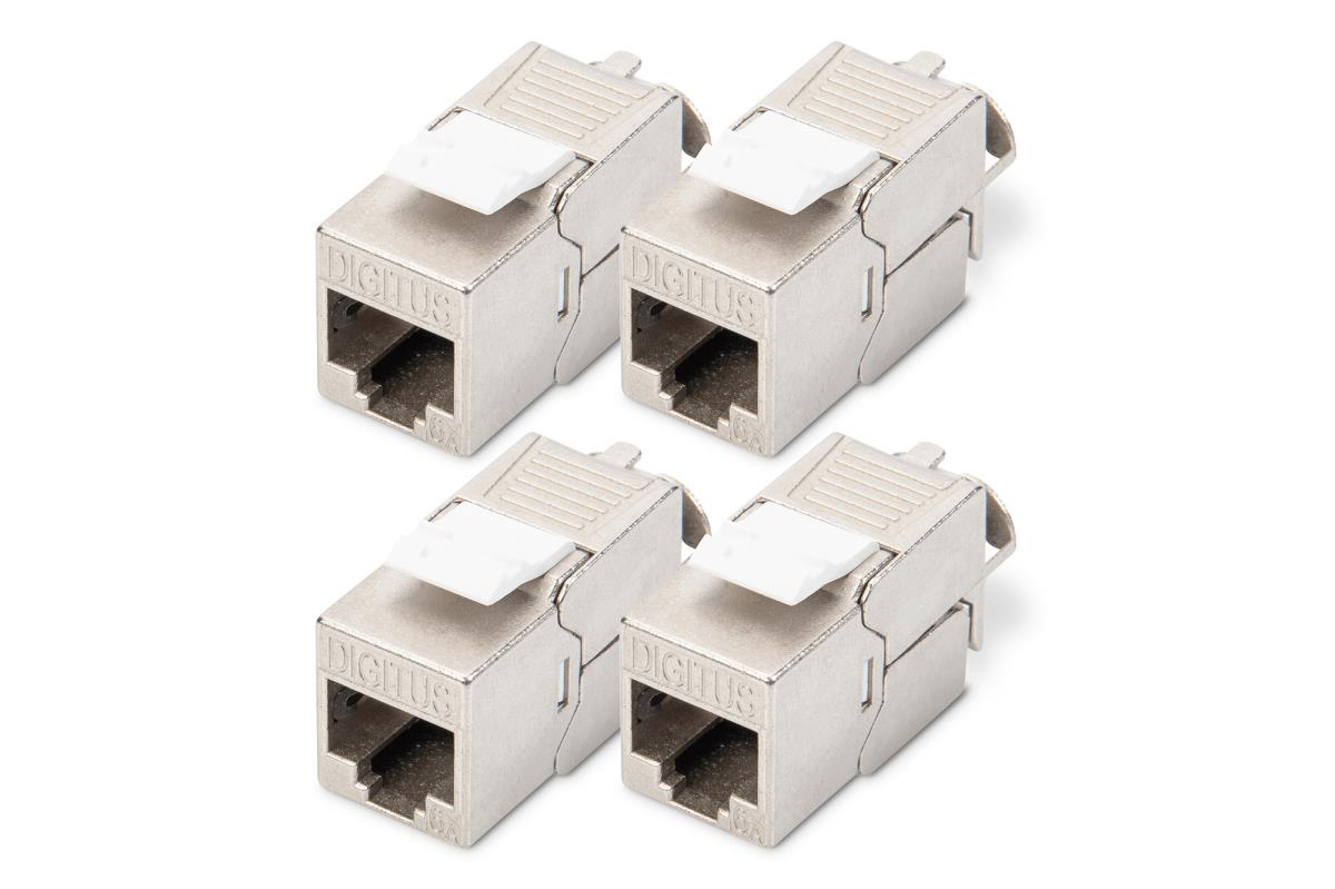 EU Product - Keystone Jack Cat6A/RJ45->LSA geschirmt 500MHz   4St thumbnail