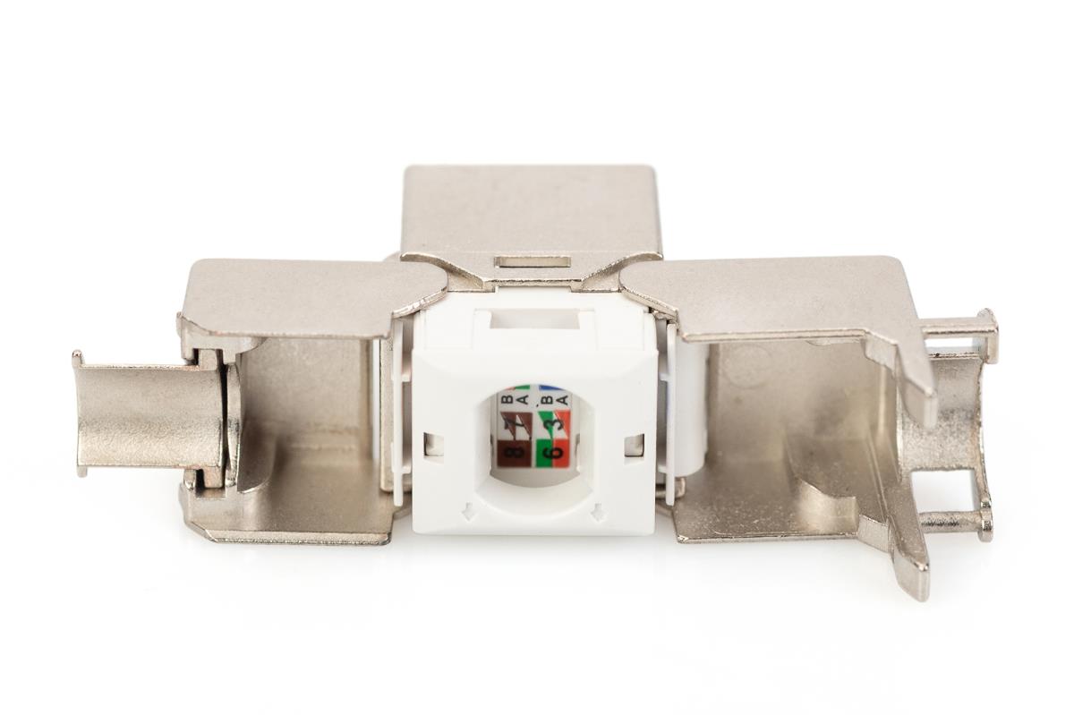 EU Product - Keystone Jack Cat6A/RJ45->LSA geschirmt 500MHz   4St thumbnail