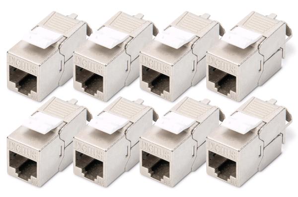 EU Product - Keystone Jack Cat6A/RJ45->LSA geschirmt 500MHz   8St thumbnail