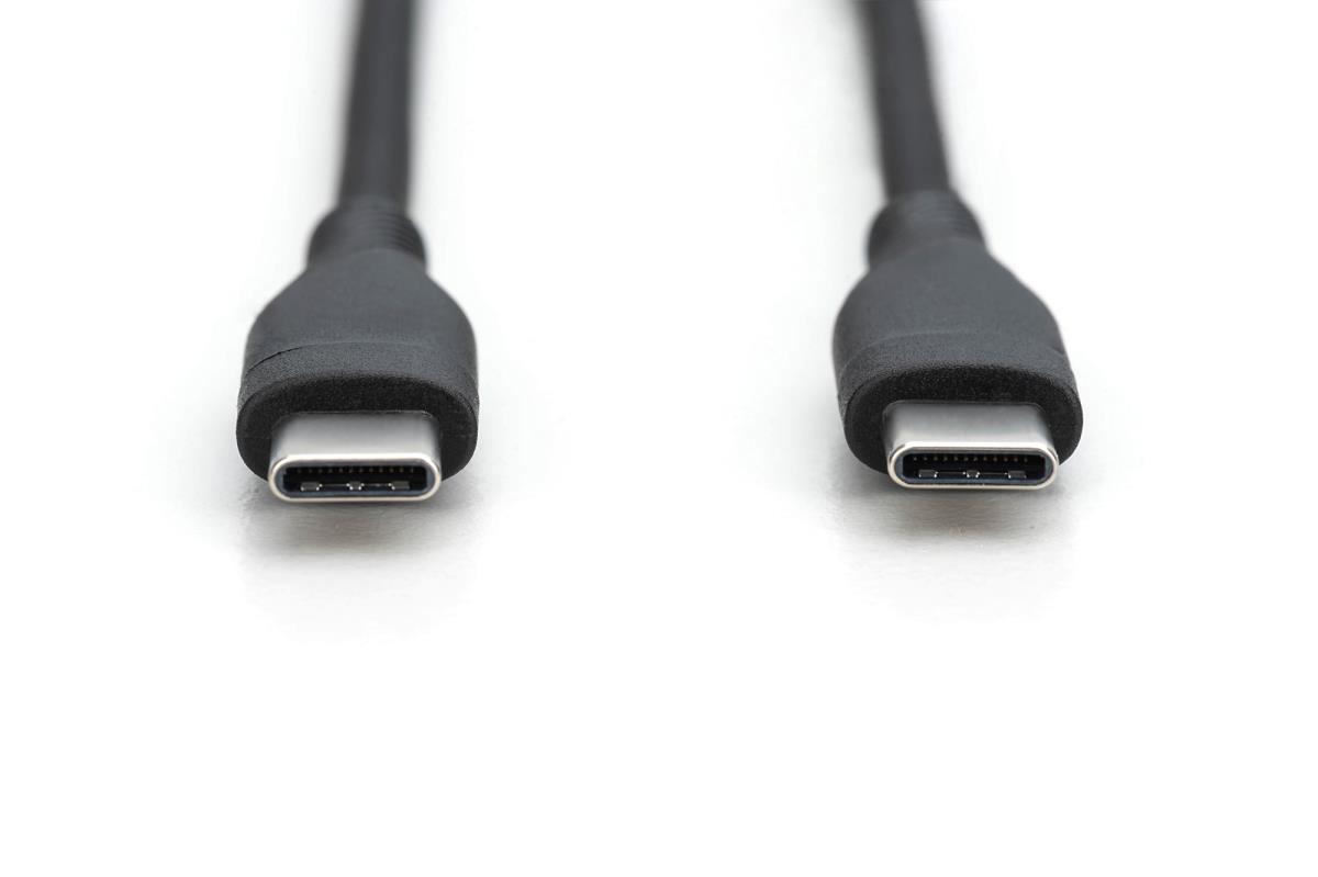 EU Product - USB 2.0 Kabel Typ C -C Silikon St/St 2m      schwarz thumbnail