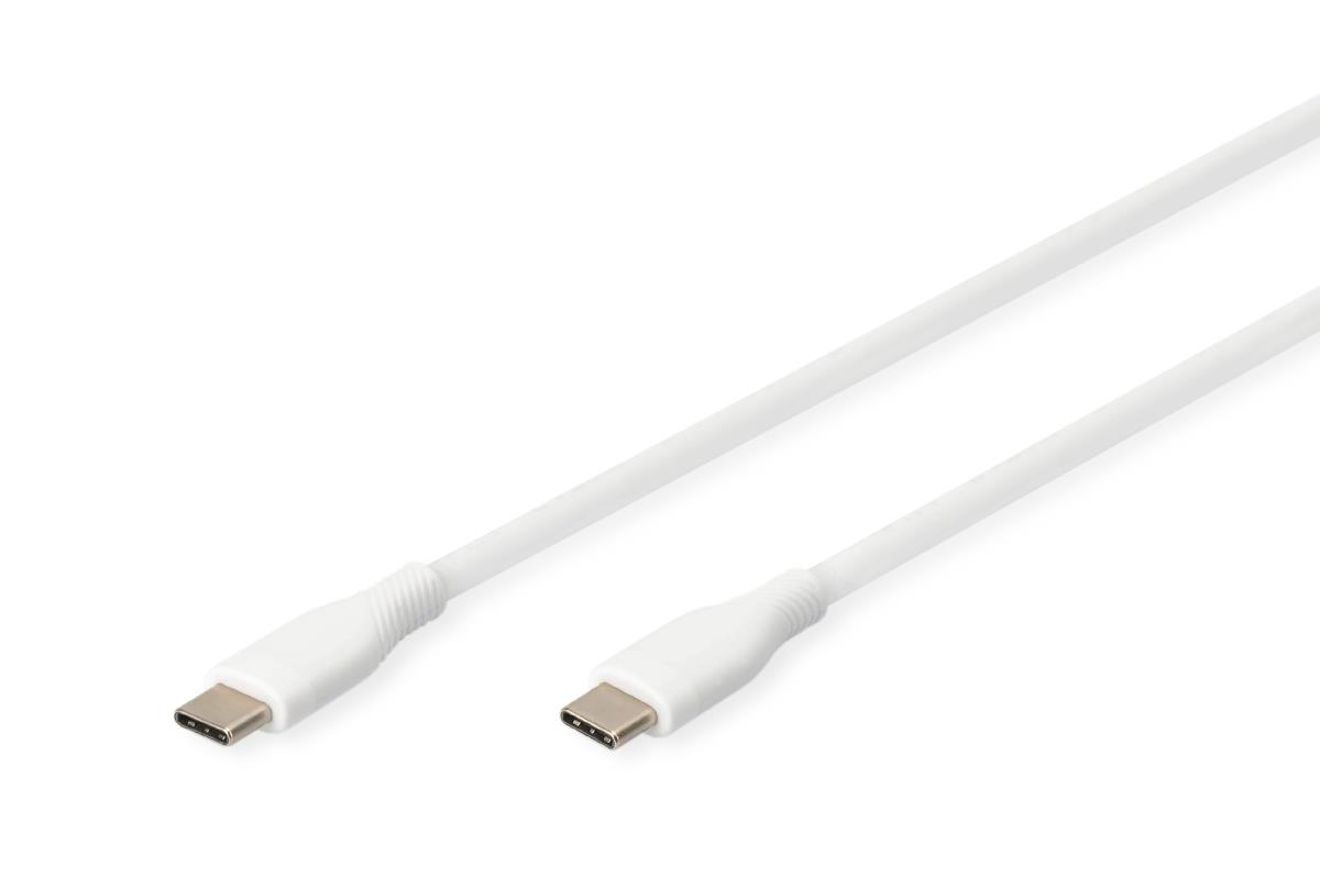 EU Product - USB 2.0 Kabel Typ C -C Silikon St/St 1m         wei� thumbnail