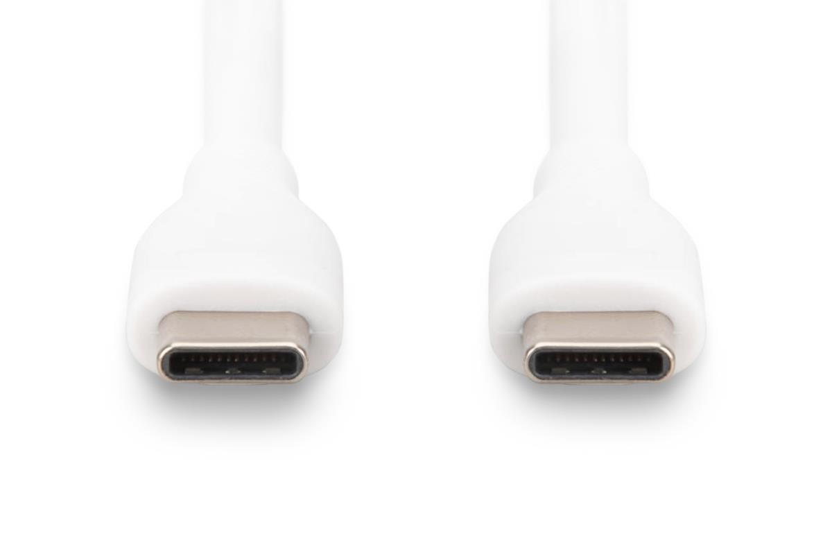 EU Product - USB 2.0 Kabel Typ C -C Silikon St/St 1m         wei� thumbnail