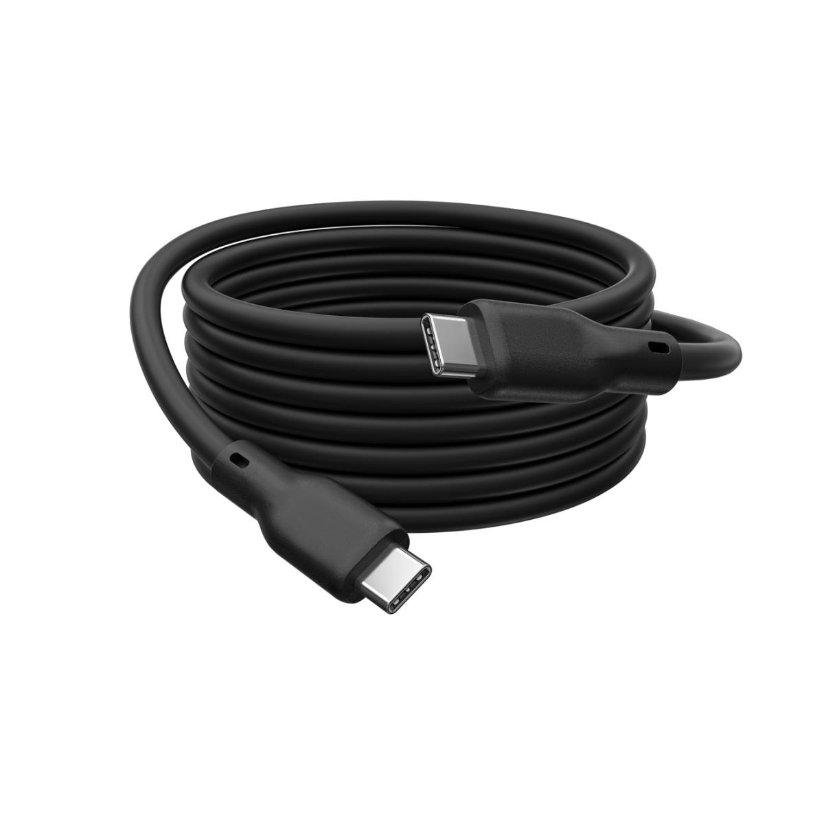 EU Product - USB 3.2 Kabel Typ C -C Silikon St/St 0,5m    schwarz thumbnail