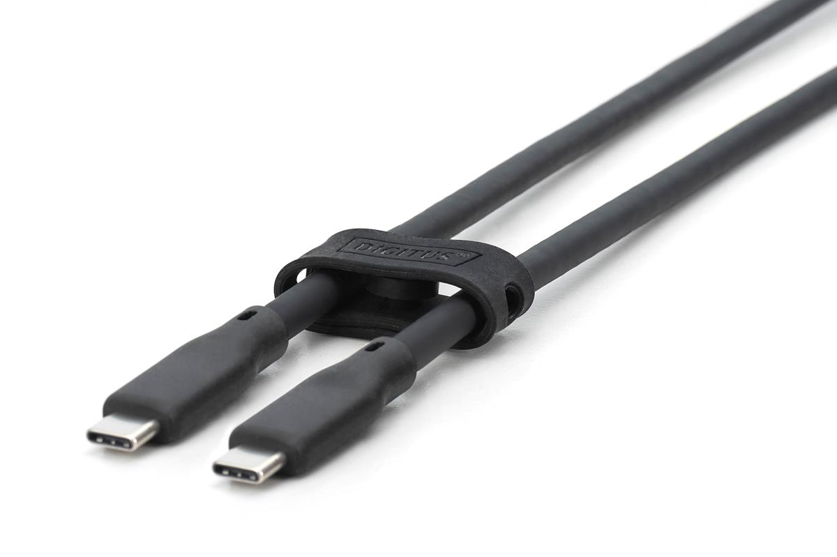 EU Product - USB 3.2 Kabel Typ C -C Silikon St/St 2m      schwarz thumbnail