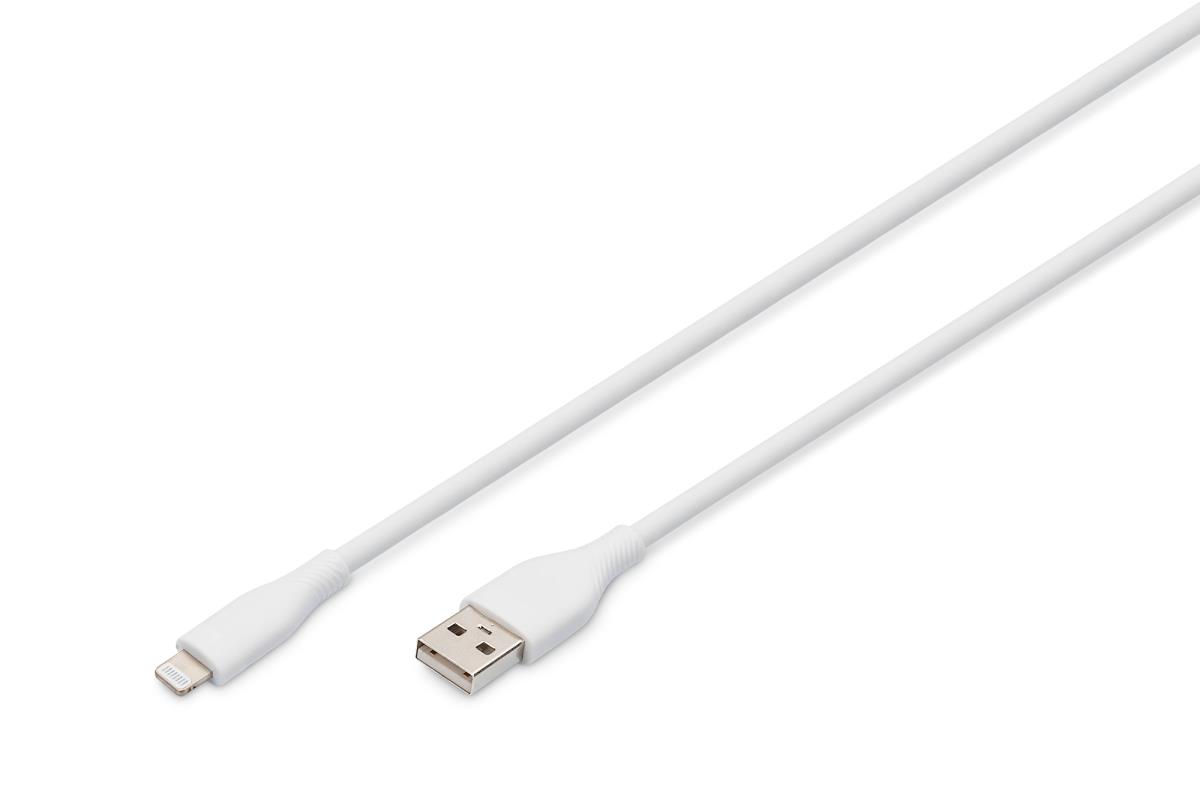 EU Product - USB 2.0 Kabel Typ A-Lightning Silikon 2m MFI    wei� thumbnail