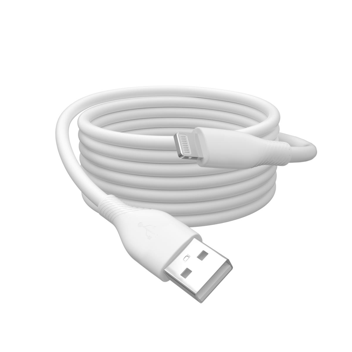 EU Product - USB 2.0 Kabel Typ A-Lightning Silikon 2m MFI    wei� thumbnail