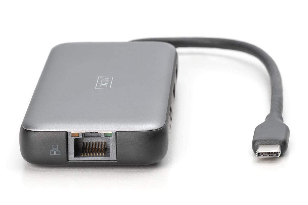 EU Product - Docking USB-C->HDMI,USB3.0,RJ45,SD,MicroSD,CPD Alu s thumbnail