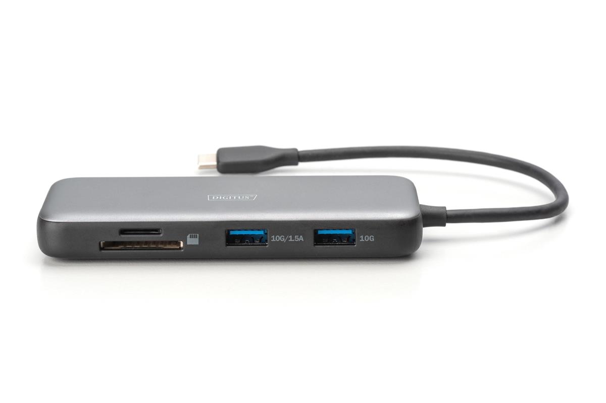 EU Product - Docking USB-C->HDMI,USB3.0,RJ45,SD,MicroSD,CPD Alu s thumbnail