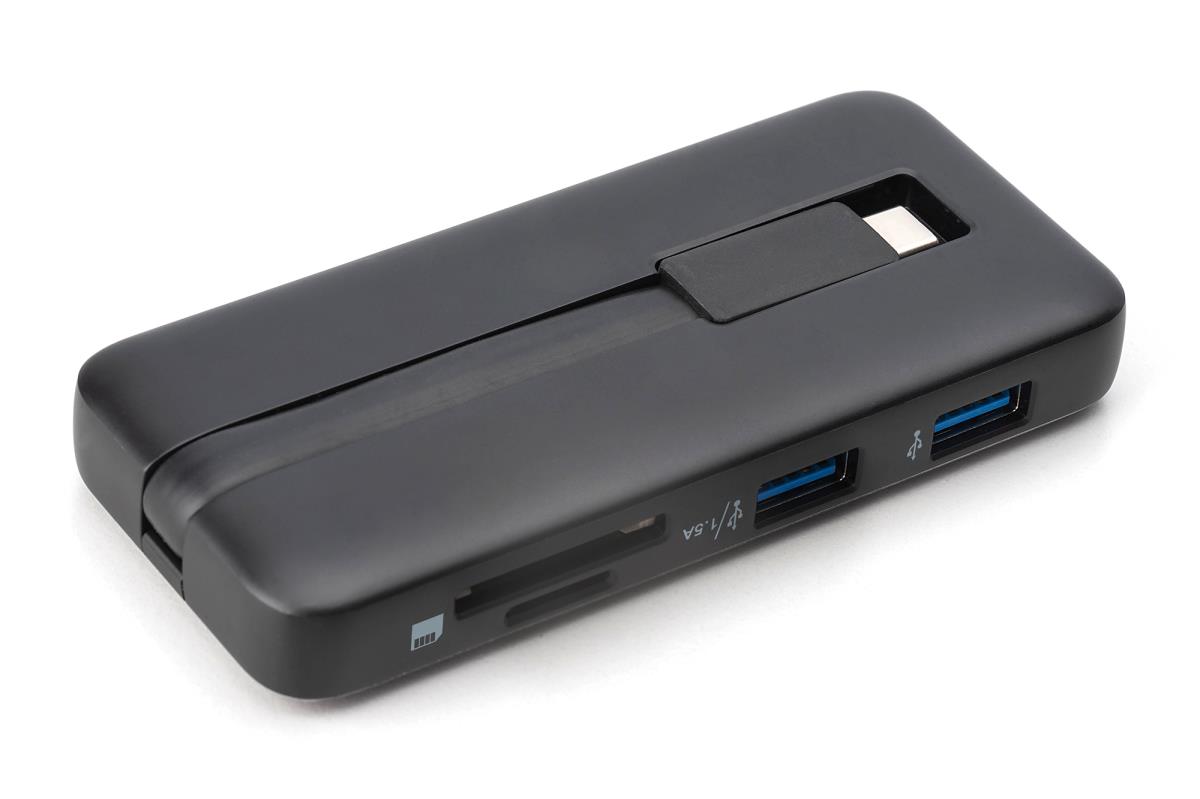 EU Product - Docking USB-C->HDMI,USB3.2,RJ45,SD,MicroSD,PD silber thumbnail