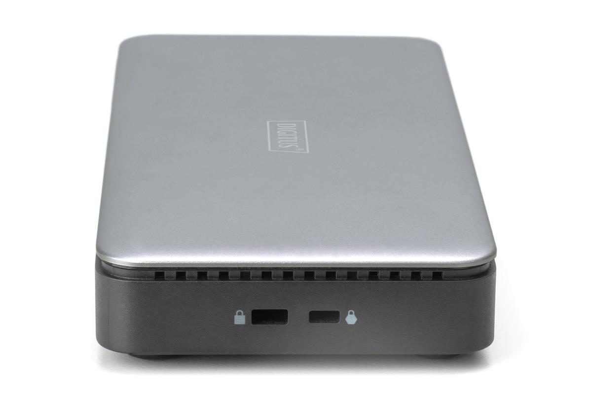 EU Product - Docking USB-C->HDMI,DP,USBA,USBC,RJ45,DC,Audio silbe thumbnail