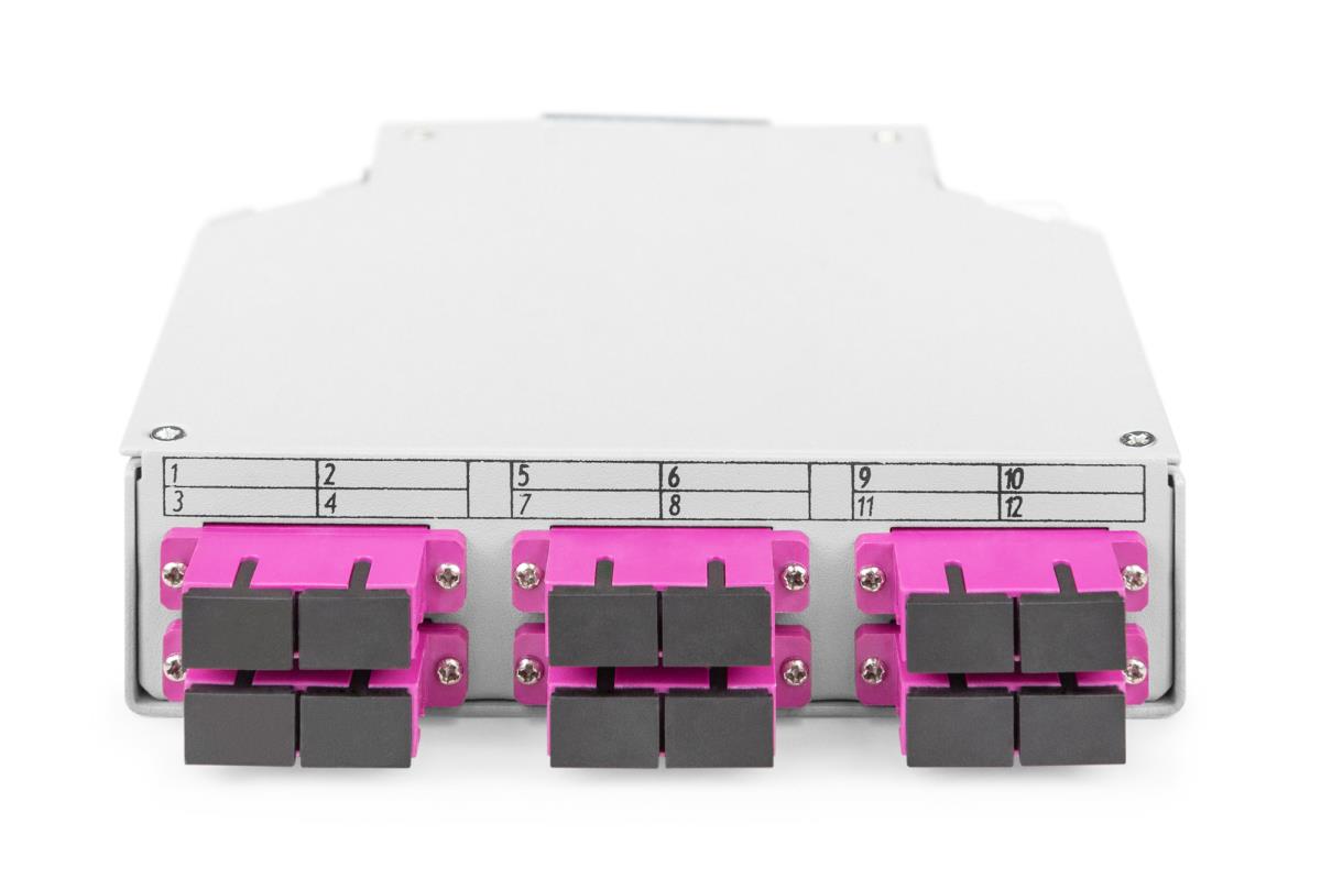 EU Product - LWL Hutschienenbox,  MM-OM4, best�ckt mit SC-Adapter thumbnail