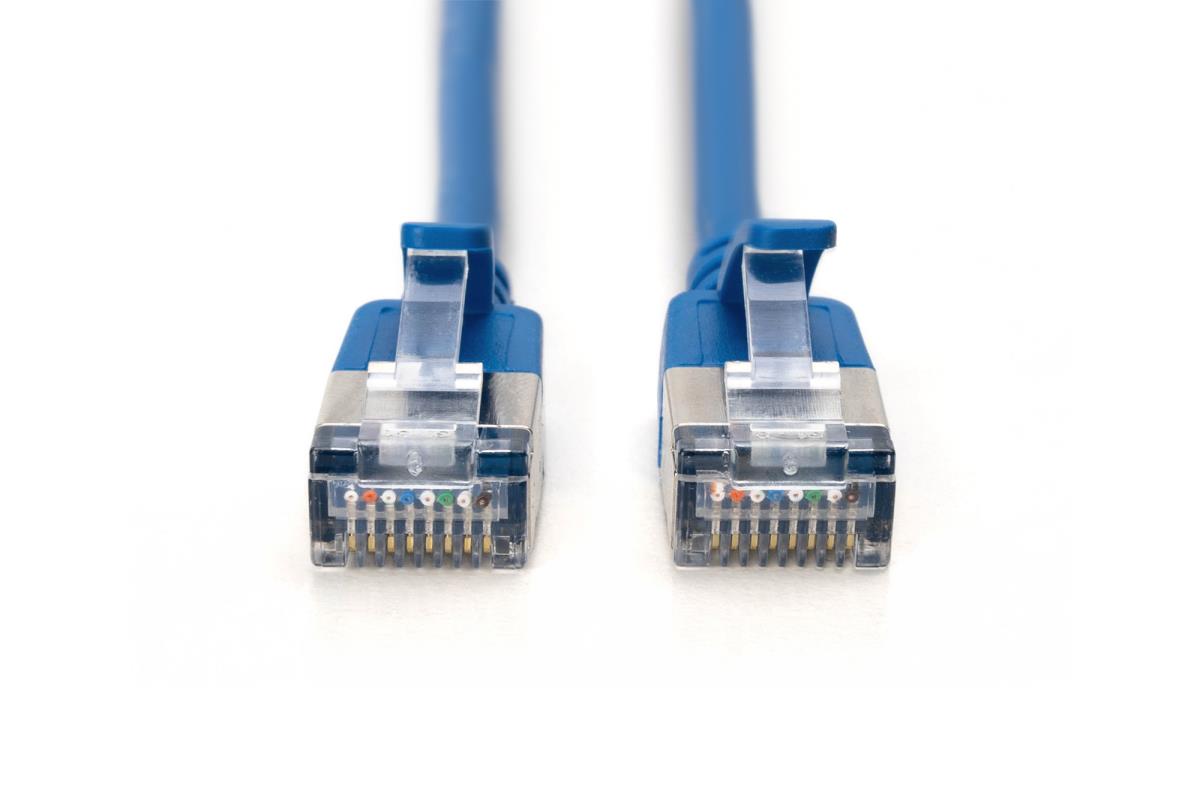 EU Product - Patchkabel CAT 6A F/FTP Slim 2,00m blau thumbnail