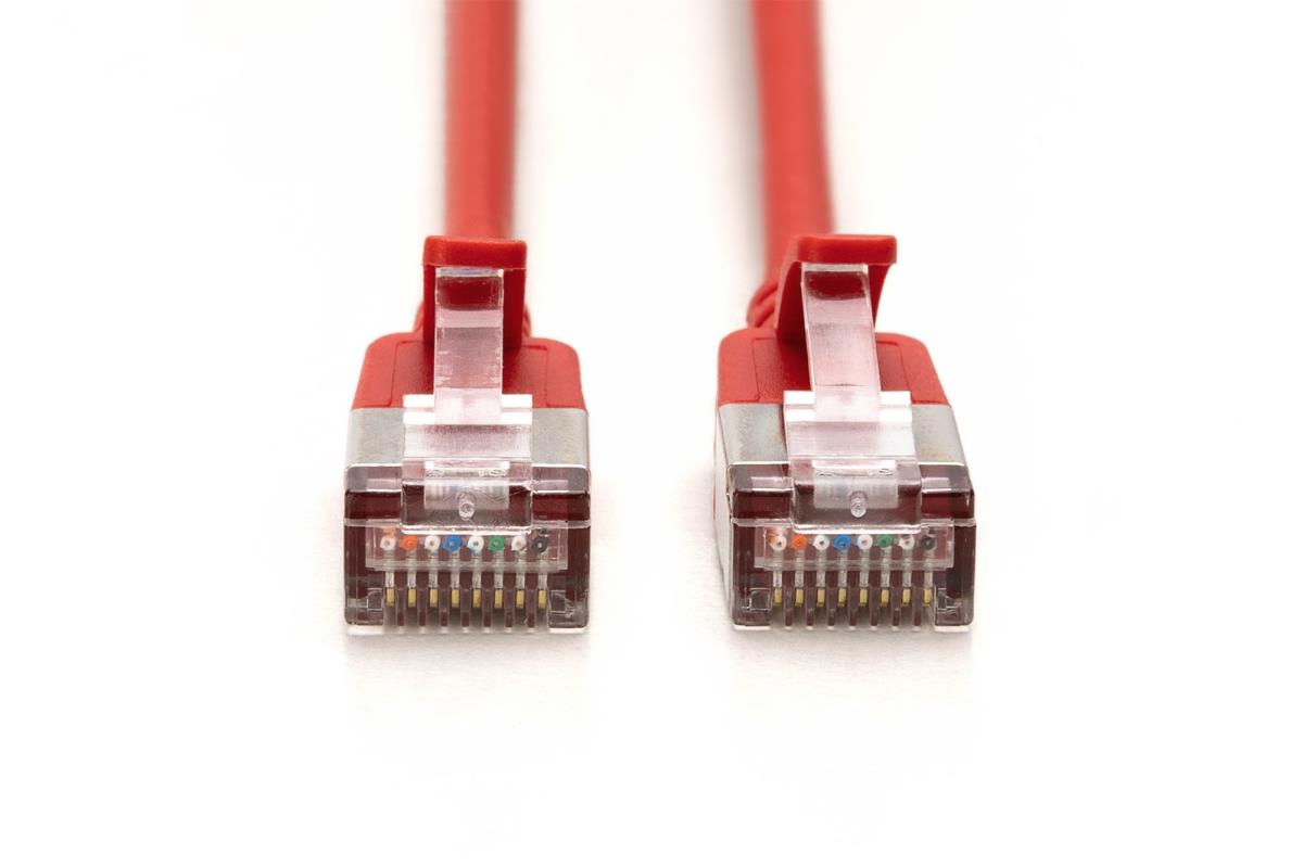EU Product - Patchkabel CAT 6A F/FTP Slim 2,00m rot thumbnail