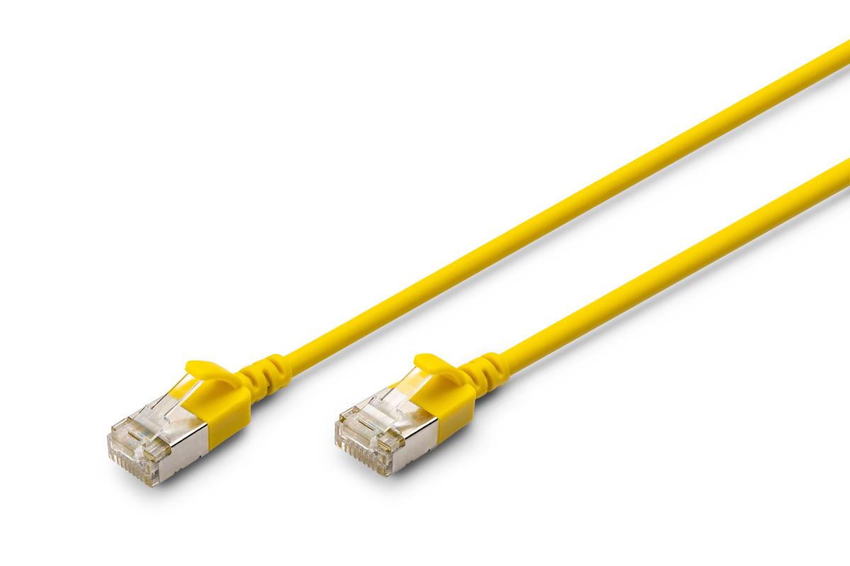 EU Product - Patchkabel CAT 6A F/FTP Slim 2,00m gelb thumbnail