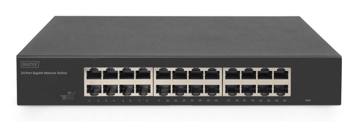 EU Product - Switch 24-Port Gigabit, 19