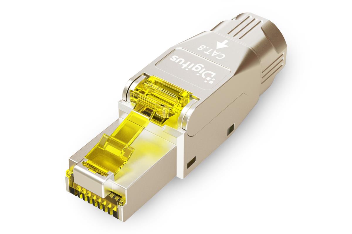 EU Product - Feldstecker CAT 8.1 geschirmt werkzeugfreie Montage thumbnail