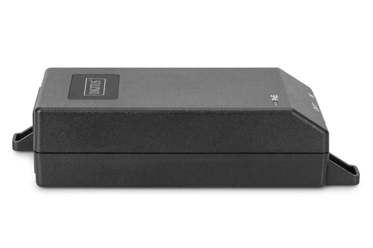 EU Product - Gigabit Ethernet PoE Injektor 802.3at 30W schwarz thumbnail