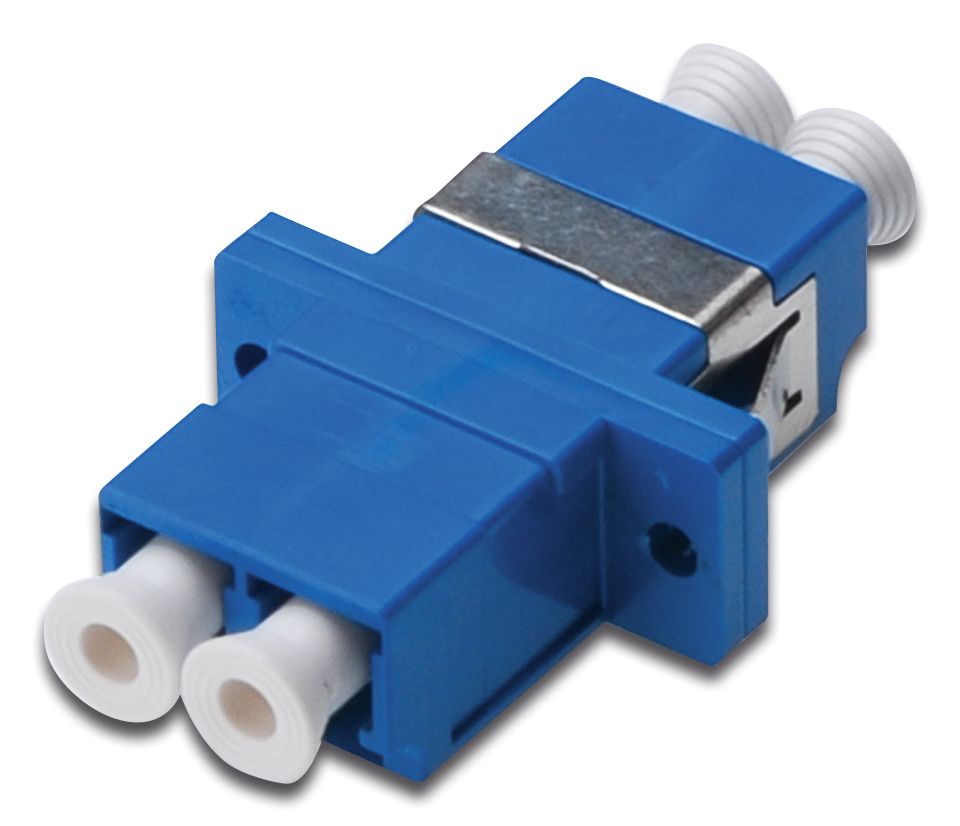 EU Product - LWL Kupplung LC->LC Singlemode Duplex OS2 blau BULK thumbnail