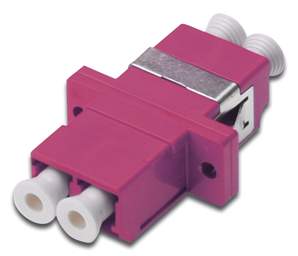 EU Product - LWL Kupplung LC->LC Multimode Duplex OM4 violet thumbnail