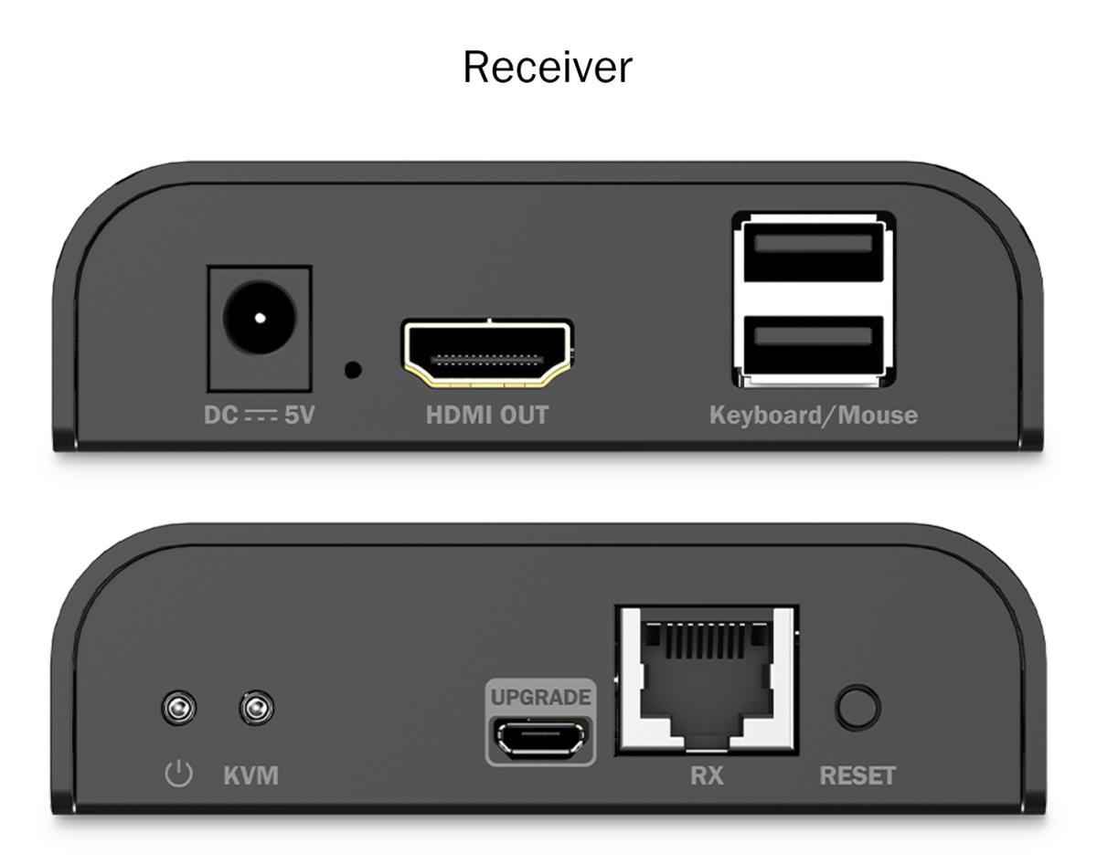 EU Product - Extender Set HDMI KVM 4K/60Hz schwarz thumbnail