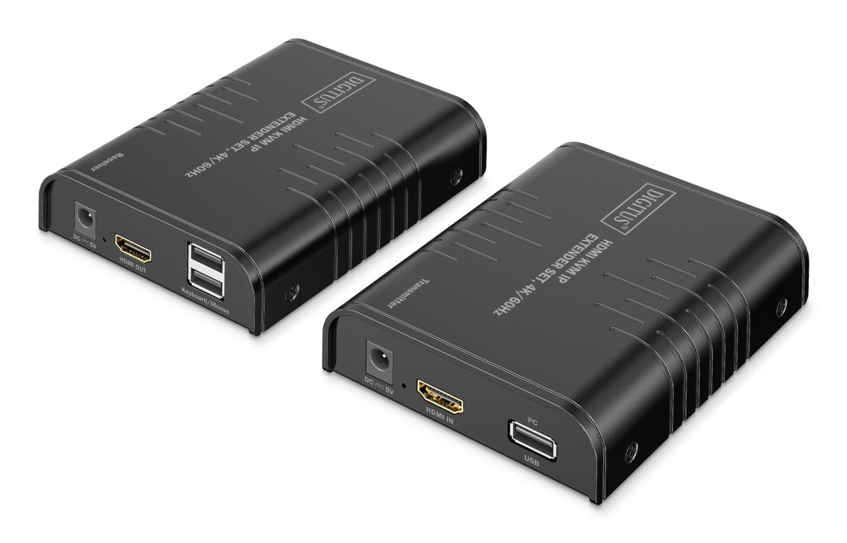 EU Product - Extender Set HDMI KVM 4K/60Hz schwarz thumbnail
