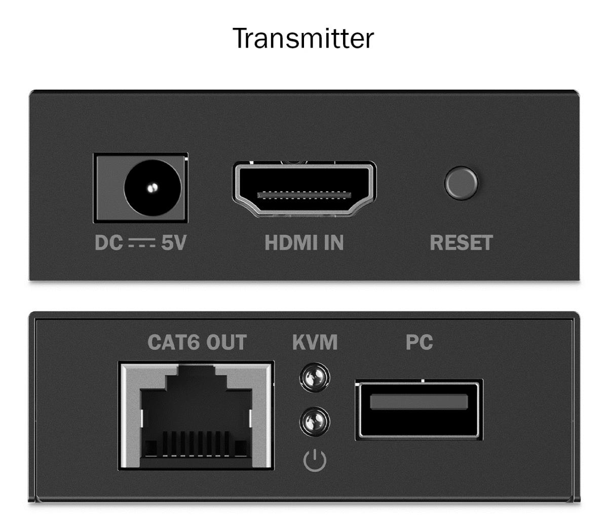 EU Product - HDMI KVM Extender 4K/30Hz schwarz thumbnail