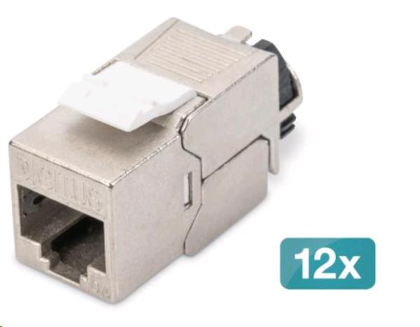 EU Product - CAT 6A Keystone Modul geschirmt,Kabelmanager 12 Stk. thumbnail