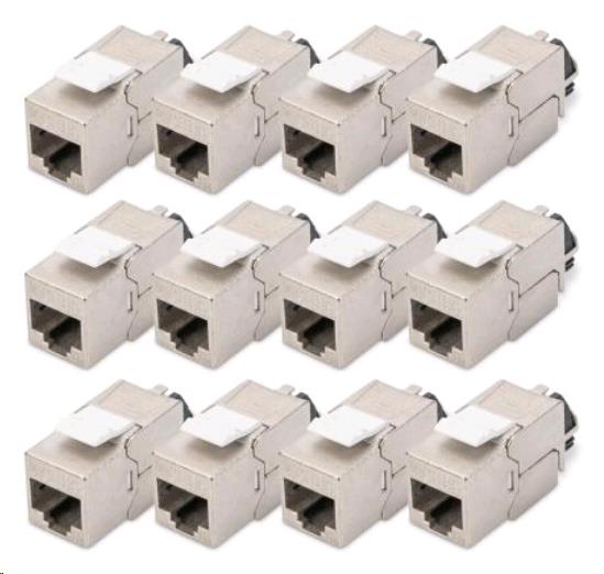 EU Product - CAT 6A Keystone Modul geschirmt,Kabelmanager 12 Stk. thumbnail