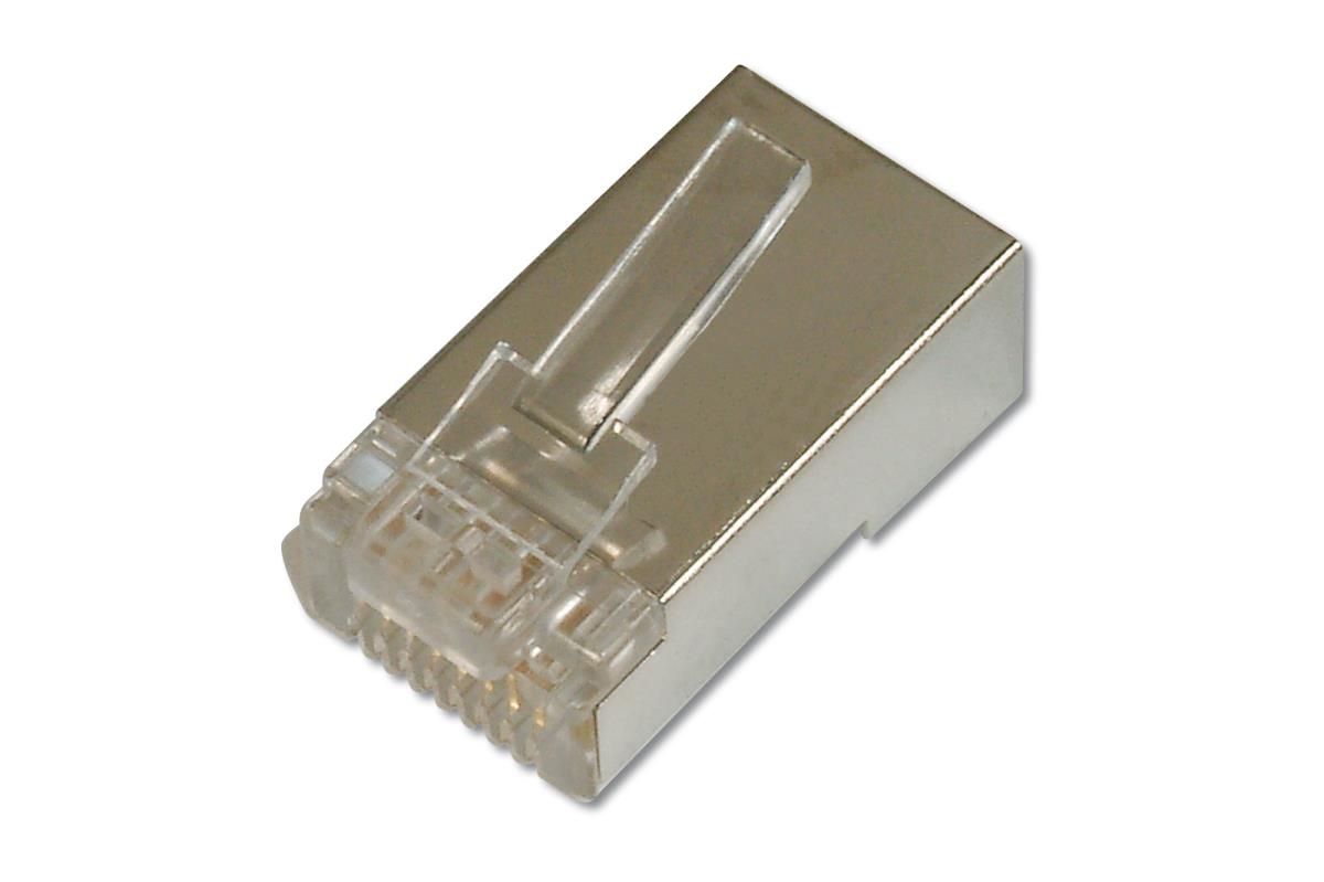 EU Product - Cat5e Modularstecker f�r Rundkabel geschirmt 100St thumbnail