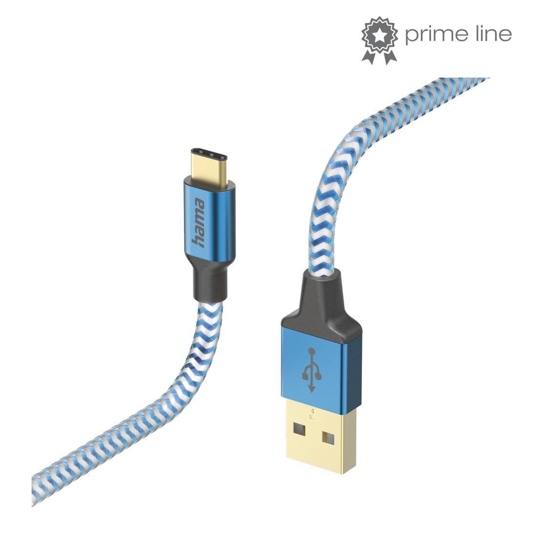 REFLECTIVE CABLE USBA  USBC 1.5M BLU thumbnail