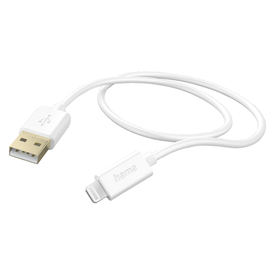 CHARGING CABLE USBA - LTNG 1.5 WHT thumbnail