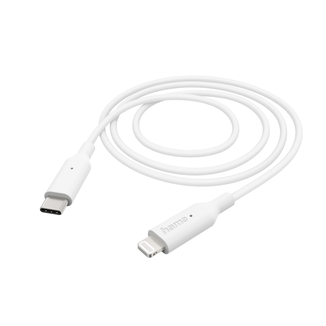 CHARGING CABLE USBC LIGHTNG 1M WHT thumbnail