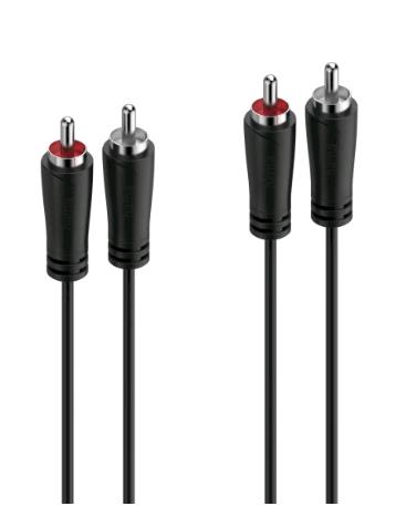Hama 00205257 audio cable 1.5 m 2 x RCA Black thumbnail