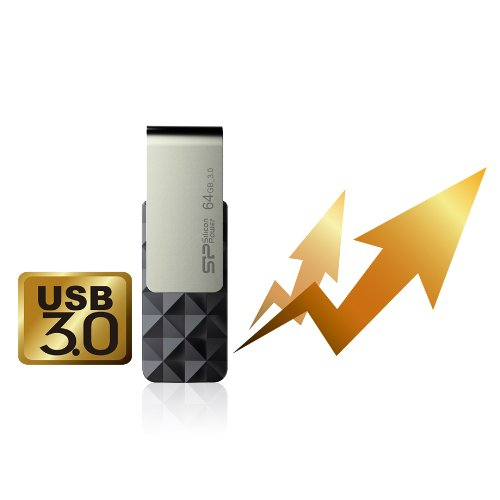 EU Product - USB-Stick 64GB USB3.0 B30 Black thumbnail