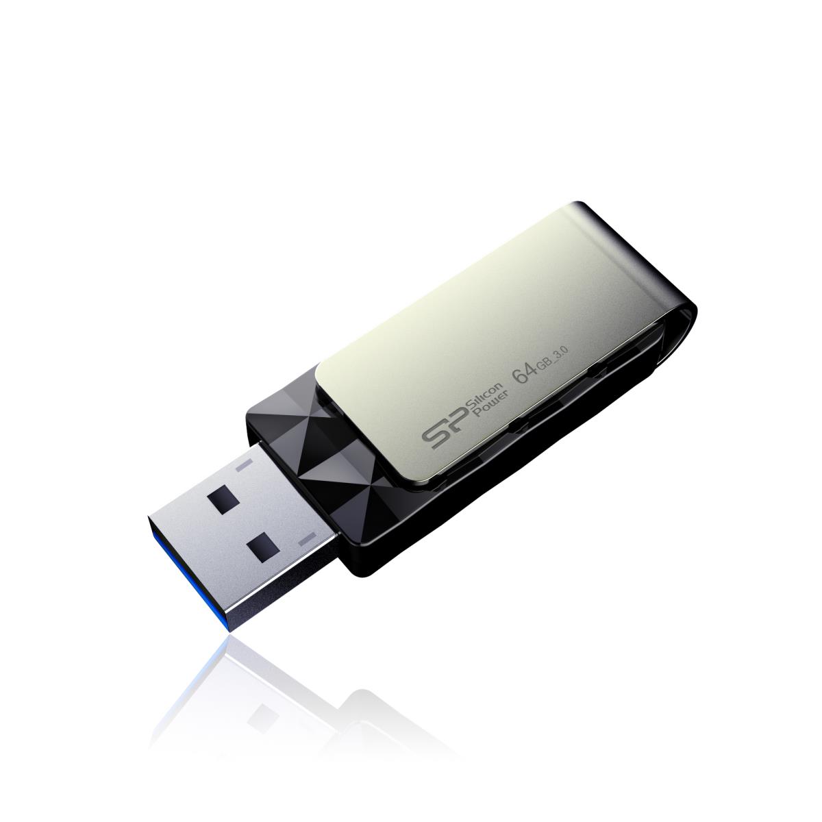 EU Product - USB-Stick 64GB USB3.0 B30 Black thumbnail