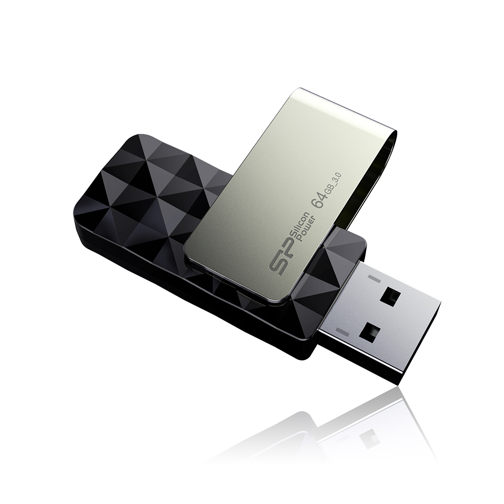 EU Product - USB-Stick 64GB USB3.0 B30 Black thumbnail