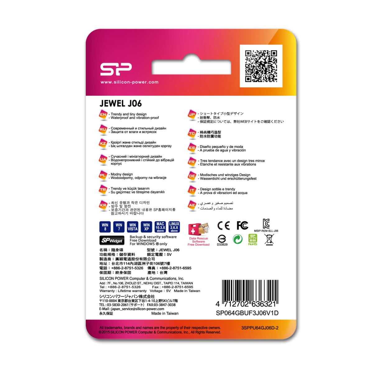 EU Product - USB-Stick 64GB USB3.0 J06 Deep Blue thumbnail