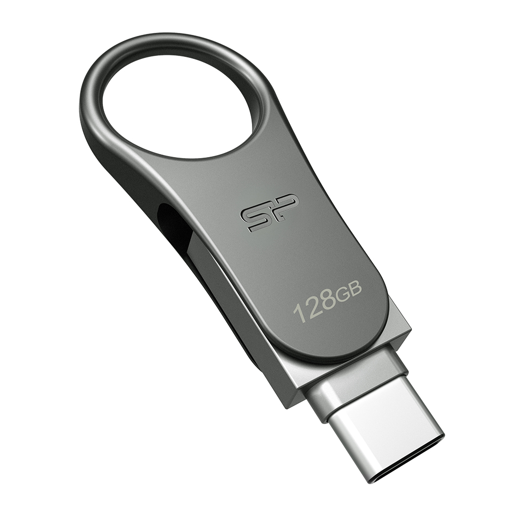 EU Product - USB-Stick 128GB USB3.0 C80 Silver Type-C Ready thumbnail